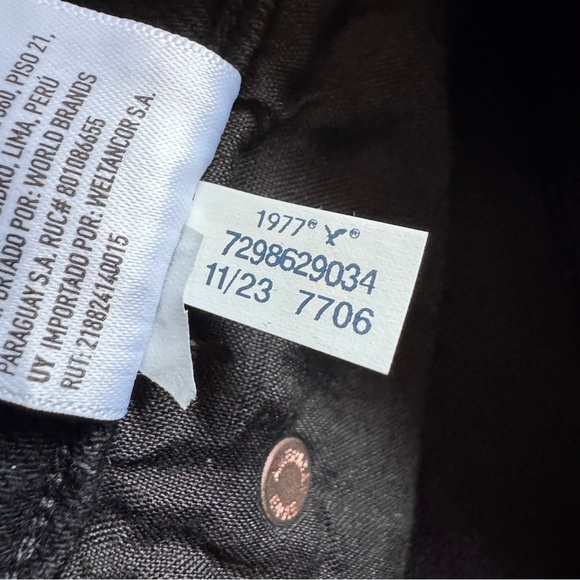 American Eagle Outfitters Black 4" Perfect Short - Size 000 / 23W - Brand New - Picture 8 of 10